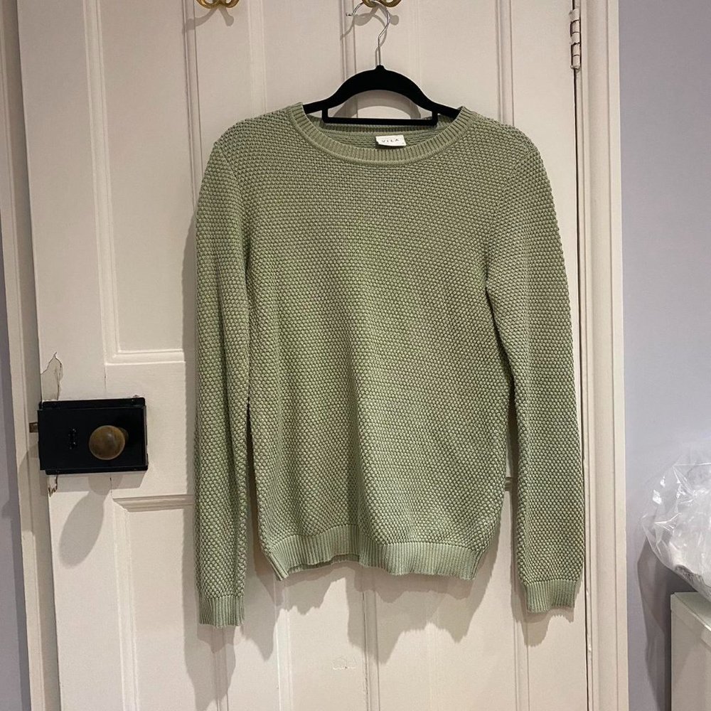 Vila Womens Green Jumper
